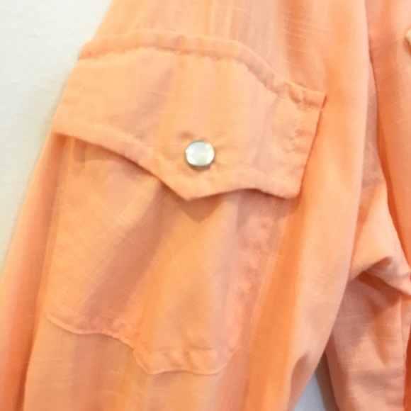 Vintage Peach Western Shirt - Picture 5 of 8